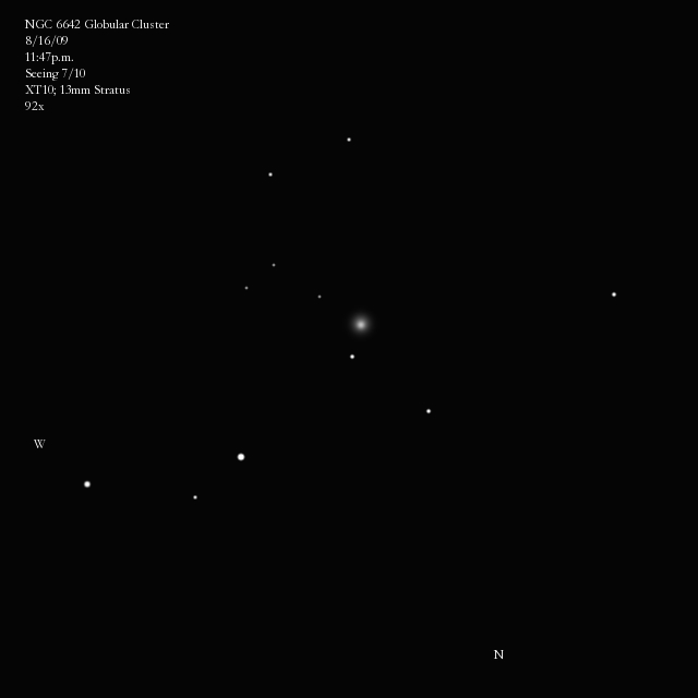 Jay's Astronomical Sketches Herschel 400 Open Clusters